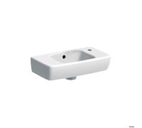 Geberit Lave-mains Renova Compact 45 cm - avec trop-plein, trou de robinetterie à droite - blanc
