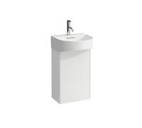 Lave-mains Sonar de LAUFEN, 1 porte, charnière droite, convient au lavabo 815341, H4054820341701, Couleur: Neige (blanc mat)