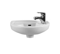 Lave-mains - VITRA - Arkitekt 38x24.5 - Blanc - Céramique - A poser