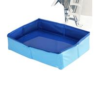 Lave-pieds de Piscine 40×30×10 cm bac à pieds pliable portable de piscine