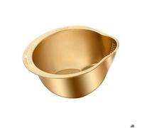 Lave-Riz Passoire Bol en Acier Inoxydable Bol de Lavage de Riz Passoire à Riz Passoire à Fruits et Légumes Outil de Cuisine B
