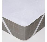 Lavea® Couvre-Matelas 90x200 cm - Blanc | Alèse en Mélange Coton & Polyester avec 4 Coins Élastiqués, Protection Matelas Lavable, Hypoallergénique