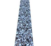 LaVelahome Tapis de cuisine design de grands maîtres de l'art moderne (50 x 240 cm, pierres gris)