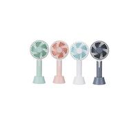 LAVENT Mini ventilateur électrique à pile rechargeable portable pour bureau BLEU