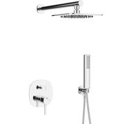 Laveo Pola ensemble de douche encastré oui chrome BAP001P