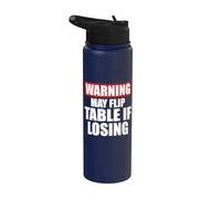L'avertissement peut retourner la table si vous perdez la soirée de jeu Stainless Steel Insulated Water Bottle