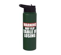 L'avertissement peut retourner la table si vous perdez la soirée de jeu Stainless Steel Insulated Water Bottle
