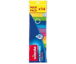 Lavette microfibre - Colors - 30x30 cm - lot de 14 - GSB
