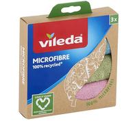 LAVETTE MICROFIBRE RECYCLEE X3 (Vendu par 1)