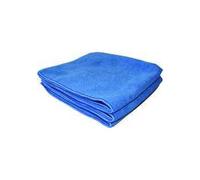 Lavette tissée microfibre 40 x 40 cm 250 grs par m2 bleue Sachet de 10