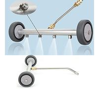 Laveuse à pression sous le chariot, nettoyeur de balai à eau en forme d'éventail, prise rapide 1/4 pour nettoyeur haute pression