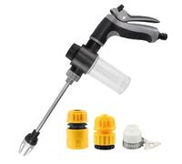 Laveuse Électrique Portable - Corps Léger 41 X 14 Cm, Buse À Jets Variable, Rafraîchisseur De Surfaces Extérieure, Débouchage Domestique | Pulvérisateur Portatif Avec Pompe Rechargeable Pour Le Nettoy