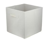 lavita Boîte de rangement en tissu | Boîtes de rangement pliantes 31 x 31 x 31 cm | Tiroir Boîte de rangement Tiroir | Systèmes de rangement pour les vêtements | 1 pièce (crème)