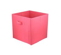 lavita Boîte de rangement en tissu | Boîtes de rangement pliantes 31 x 31 x 31 cm | Tiroir Boîte de rangement Tiroir | Systèmes de rangement pour les vêtements | 1 pièce (rose foncé)