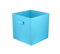 lavita Boîte de rangement en tissu | Boîtes de rangement pliantes 31 x 31 x 31 cm | Tiroir Boîte de rangement Tiroir | Systèmes de rangement pour les vêtements | 1 pièce (turquoise)