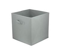 lavita Boîte de rangement en tissu | Boîtes de rangement pliantes 31 x 31 x 31 cm | Tiroir Boîte de rangement Tiroir | Systèmes de rangement pour les vêtements | 1 pièce (gris clair)