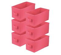 Lavita Boîte De Rangement Pliable 15 X 31 X 15 Cm Pour Tiroir, Système D'organisation Pour Vêtements, Rose