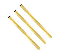 LAVMHAB Lot de 3 tubes ronds en laiton - 4,5 mm de diamètre extérieur x 0,3 mm d'épaisseur x 200 mm de long - Tubes ronds en laiton sans couture pour loisirs créatifs