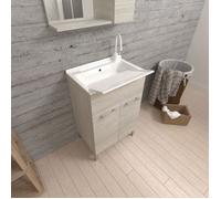 Kiamami valentina Meuble lavoir buanderie - Gris