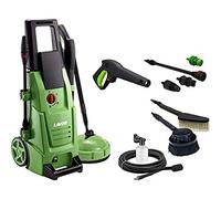 Lavor Haute Pression LAVOR NJ Plus 145 WPS avec Programmes de Lavege et Brosse Fixe, Brosse Rotative, Accessoire pour Nettoyage Sols, Puissance 145 Bar Max, Débit 420 l/h Max, Moteur 1900W Vert