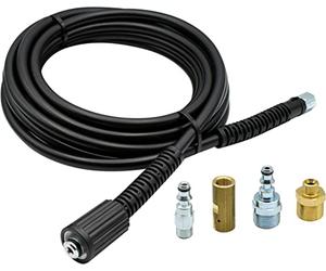 LAVOR Tuyau haute pression/rallonge de tuyau haute pression 6 mètres emballé pour nettoyeurs haute pression d'eau froide ligne Hobby, noir