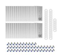 Lawn Mower Cutting Blades Set,Compatible For Mammotion,Luba Yuka Lawnmower Stainless Steel Mowing Machine Blades lawn mower blade(36pcs-silver)