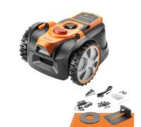 LawnMaster Tondeuse Robot Vision AMB16-400 Autonome - Robot Tondeuse 400 m² avec Recharge Automatique OcuMow AMB16-400
