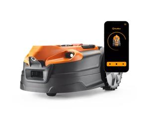 LawnMaster Tondeuse Robot Vision AMD18i-500 Connectée - MX 24V Robot Tondeuse avec Batterie OcuMow® AMD18i-500