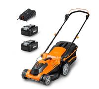 LawnMaster Tondeuse sans Fil 24V 37cm, Moteur iPower, 300m²