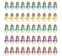 Lawnrden Mini Jesus Figurines, 50 PCS Little Vierge Figurines Mini Jesus Figures Miniature Vierge Doll Christ Sauveur Decor for Hide Christmas Party Favors Religieux (coloré)