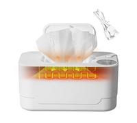 laxreheye Chauffe-Lingettes Humides - Porte-Serviettes En Papier Chauffant,Distributeur lingettes chauffées portable ajustable grande capacité | Pour La Maison, La Salle De Bain, Les Et Les Voyages