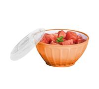 laxreheye Grand saladier rond de 1,2 l - Passe au lave-vaisselle - Passe au congélateur - Pour collations - Bonbons - Bol à salade