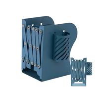 laxreheye Petit livre pour bureau, livres de bureau, organiseur de livres télescopique, organiseur en métal avec porte-stylo, livres, organisateur