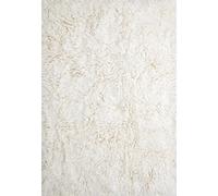 Layered Tapis à poils longs 180x270 cm Blanc cassé