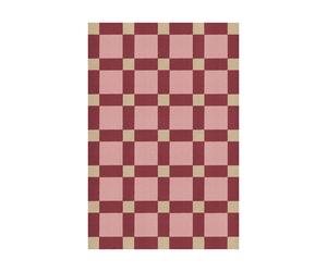 Layered Tapis en jute Evelina Kroon 250x350 cm Plum punch