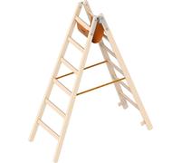Layher échelle en bois 1053 selon la norme autrichienne Z1501, 6 barreaux
