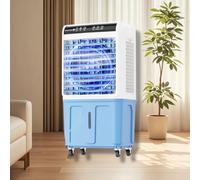 LaYiQimn Climatiseur Mobile,Climatiseur Portable sans fenêtre, Refroidisseur d'air par évaporation avec 3 Vitesses, Grand réservoir d'eau, Oscillation à 120°, climatisation Industrielle avec télécomm