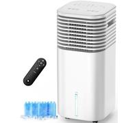LaYiQimn Climatiseur Mobile,Climatiseurs Portables sans fenêtre avec 4 Modes et 3 Vitesses, minuterie de 15 h pour arrêt Automatique Intelligent, réservoir pour 20 h de Refroidissement, Refroidisseur