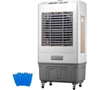 LaYiQimn Climatiseur Mobile,Refroidisseur d'air évaporatif Commercial, Refroidisseur d'air 3 en 1, 3 Vitesses de Ventilation, humidificateur Industriel, Refroidisseur Domestique