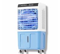 LaYiQimn Climatiseur Mobile,Refroidisseur d'air évaporatif Portable, sans fenêtre, avec Grand réservoir d'eau, 3 Vitesses, télécommande, Ventilateur sur Pied oscillant à 120° pour Le rafraîchissement
