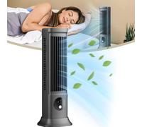 LaYiQimn Climatiseur Mobile,Refroidisseur d'air évaporatif Portable, Ventilateur Personnel Silencieux à 3 Vitesses réglables pour la Chambre et Le Bureau