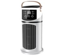 LaYiQimn Climatiseur Mobile,Refroidisseur d'air par évaporation 3-en-1, climatiseur Portable, Ventilateur brumisateur, Ventilateurs de Refroidissement intelligents Qui soufflent de l'air Froid, silen