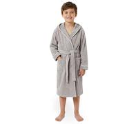 LAYNENBURG Premium Peignoir enfants & adolescents avec capuche - Fille et Garçon - 100% coton - OEKO TEX Standard 100 - Tissu éponge moelleuse - Taille 110 à 176