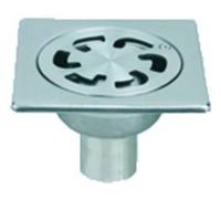 LAZER - Siphon de sol acier inoxydable Ø 40mm 100x100mm - 240115
