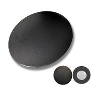 Lazy Susan Plateau tournant en verre trempé robuste pour table de salle à manger et cuisine Noir 71,1 cm, 81,3 cm, 91,4 cm