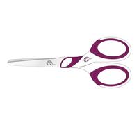 Lb Office Ciseaux Symétrique "Soft Grip 17s" Bi-Matière 17cm Violet/Blanc