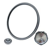 LBING Joint en Caoutchouc pour Autocuiseur Joint 22cm | Joint d'étanchéité Compatible Avec WMF Autocuiseur et Cocotte Minute Pièces de Rechange Compatible3L 4.5L 6.5L 8.5L Couvercle