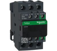 LC1D38BNE - Contacteur, TeSys D, 3 broches, 1 NC, 1 NO, 24 à 60 V