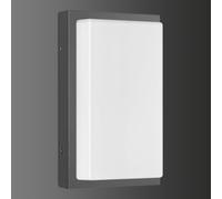 Applique murale LCD Licht Creativ Design LB25 en acier inoxydable graphite, E27, max. 75 W