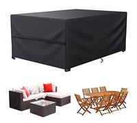Generique Housse de protection pour meubles de jardin – Oxford 600D imperméable, anti-UV, 170x94x70 cm